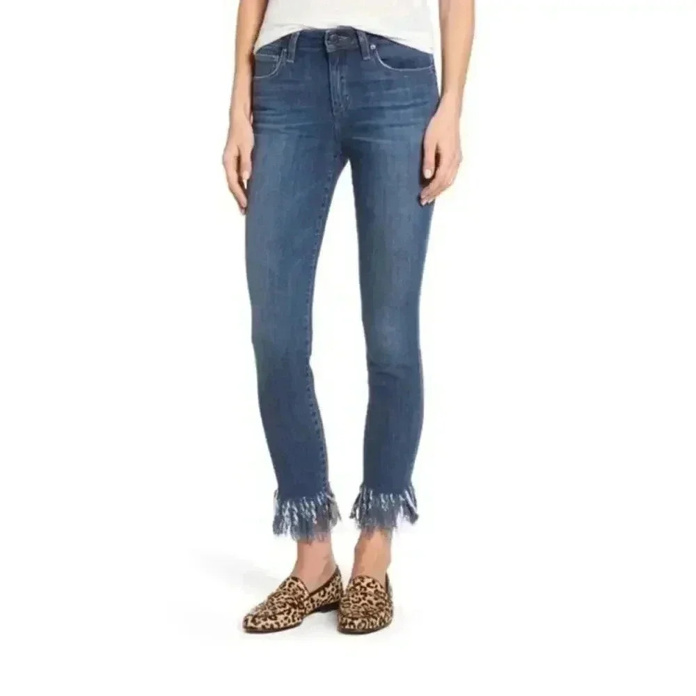 Joes Jeans Skinny Leg Fringe‎ Jean Size 28